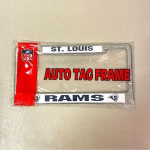 ST. LOUIS RAMS NFL Football Car License Plate Frame